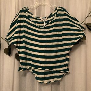 KIRRA Striped Dolman Top